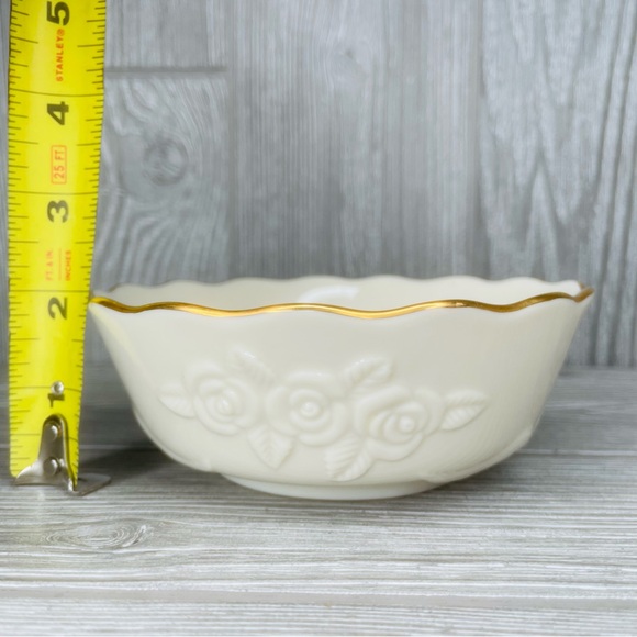 Rare Vintage Lenox Porcelain Elephant Figurines white gold figurine & bowl dish - Picture 12 of 16